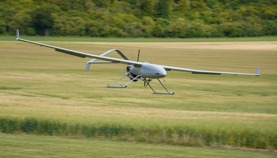 A drone in flight